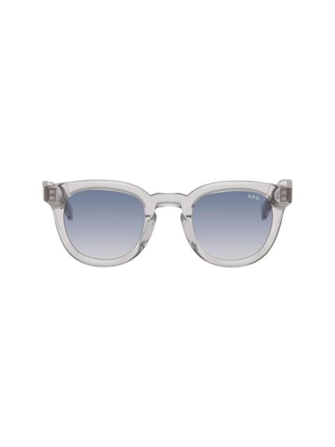 A.P.C. Gray 'Les Lou' Sunglasses