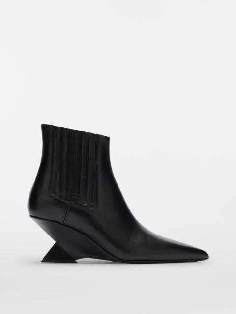 THE ATTICO ''CHEOPE'' BLACK ANKLE BOOT