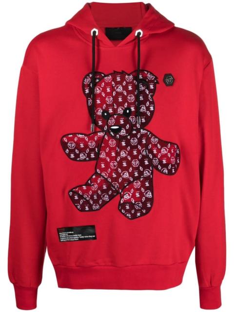 PHILIPP PLEIN Teddy Bear long-sleeve hoodie