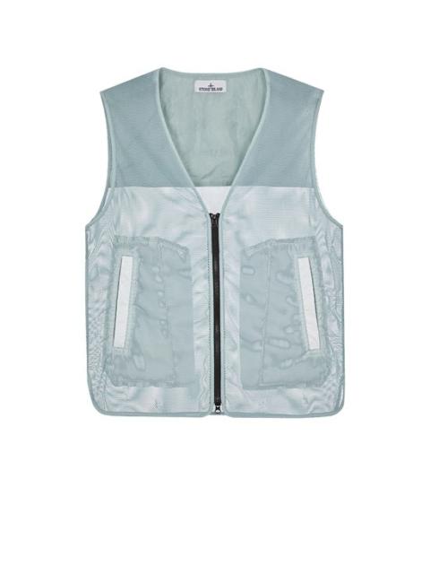 Stone Island 905X5 STONE ISLAND MARINA_ NYLON MESH / RIP STOP PRISMATICO SKY BLUE