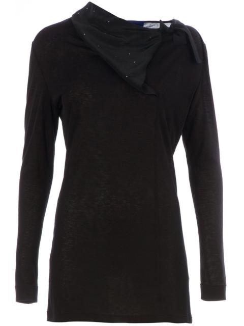 SHARON WAUCHOB flap neck sweater