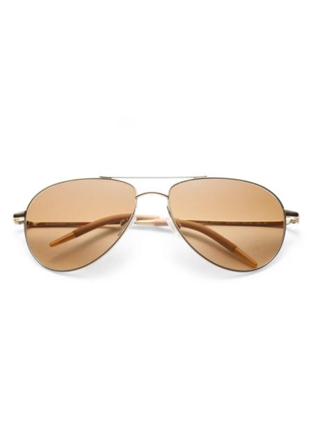 Oliver Peoples Men's Benedict 16MM Aviator Sunglasses - Gold