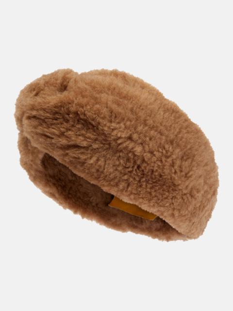 Max Mara Camel hair and silk headband