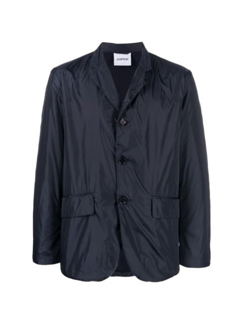 single-breasted tailored jacket