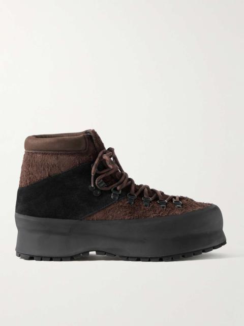 Rosset Rubber-Trimmed Suede Boots