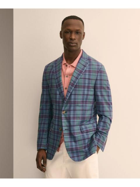 Brooks Brothers Classic Fit Cotton Madras Sport Coat