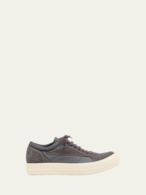 Rick Owens Vintage Sneaks Suede Low-Top Sneakers