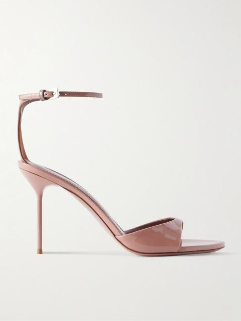 PARIS TEXAS Lidia patent-leather sandals Antique rose