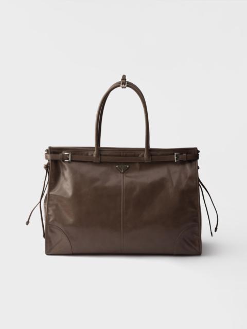 Prada Prada Bonnie leather tote bag