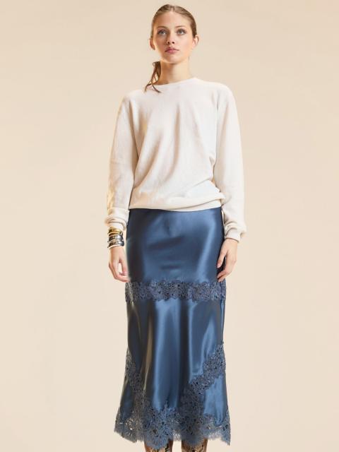 CYNTHIA ROWLEY Garbo Silky Lace Skirt