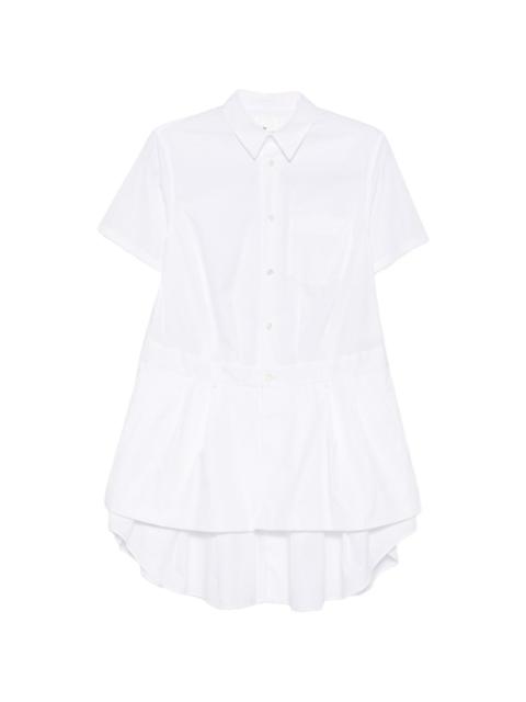 Noir Kei Ninomiya layered short-sleeve mini dress