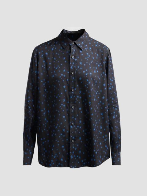 MOTHER Women's The Bestie Silk-Blend Shirt - Rockstar