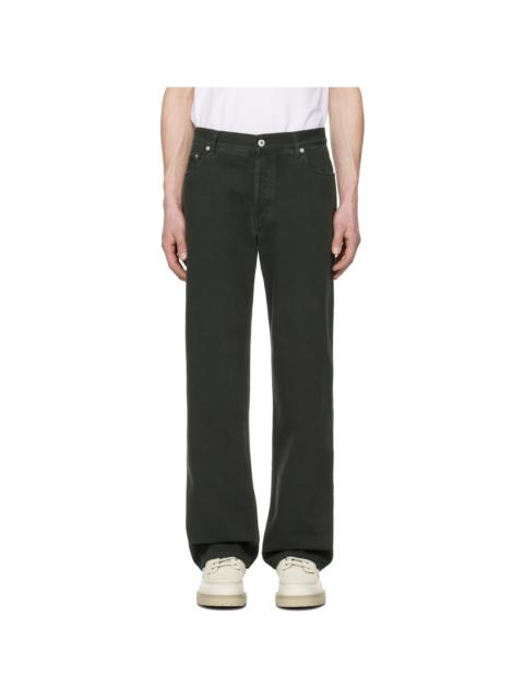 Burberry Black Regular-Fit Jeans
