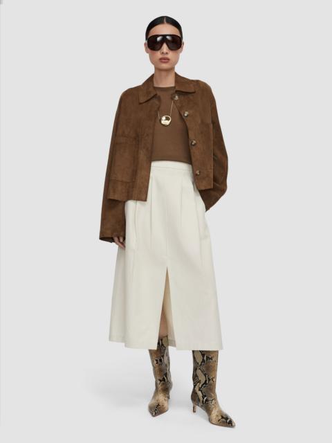 JOSEPH Kharis Cotton Twill Skirt