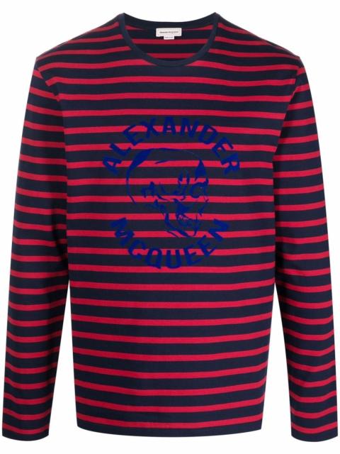 Alexander McQueen striped long sleeve T-shirt