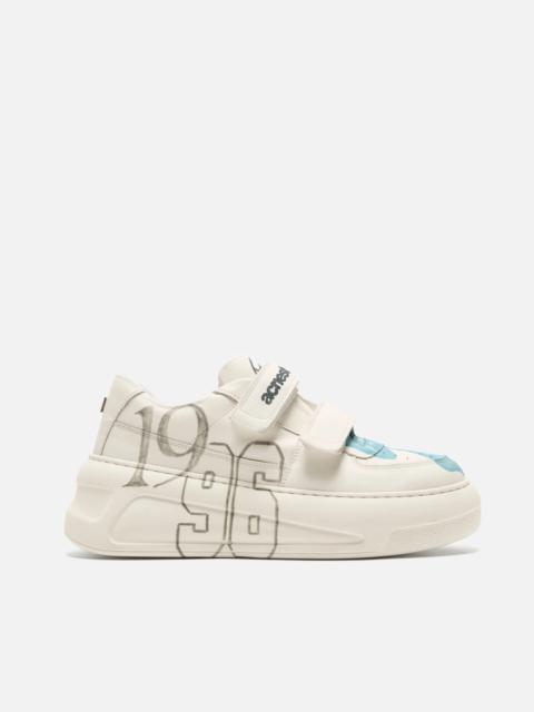 Acne Studios Velcro platform sneakers - Off white/off white