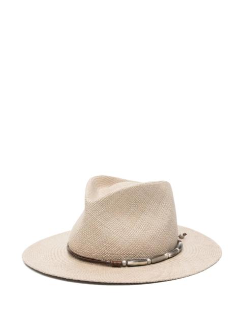 Brunello Cucinelli Bead-embellished Fedora