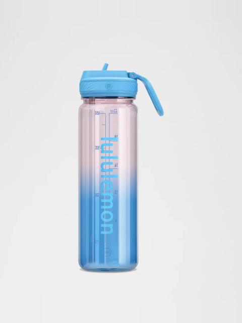 lululemon Back to Life Clear Bottle 24oz *Straw Lid