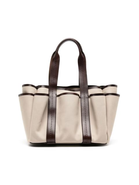 Max Mara Giardiniera canvas tote bag | REVERSIBLE