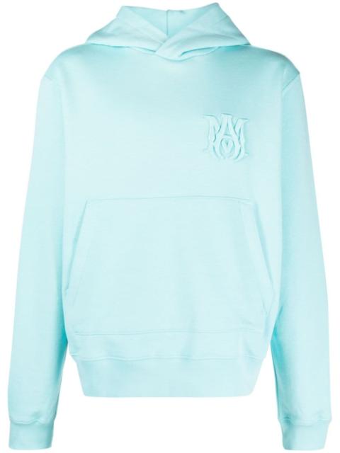 AMIRI logo-embroidered cotton hoodie