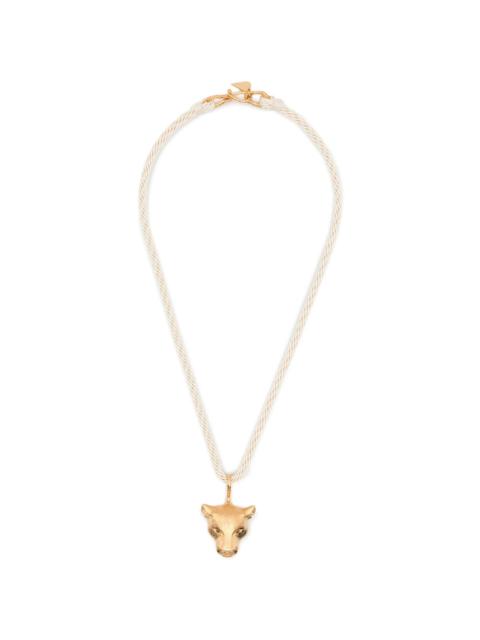 forte_forte Forte Forte Panther-pendant Rope Necklace