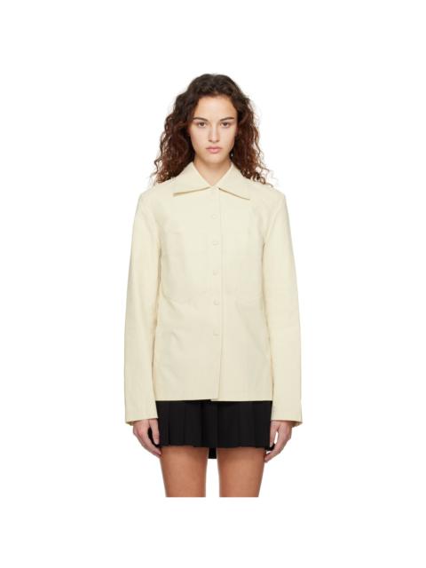 LOW CLASSIC Beige Pocket Jacket