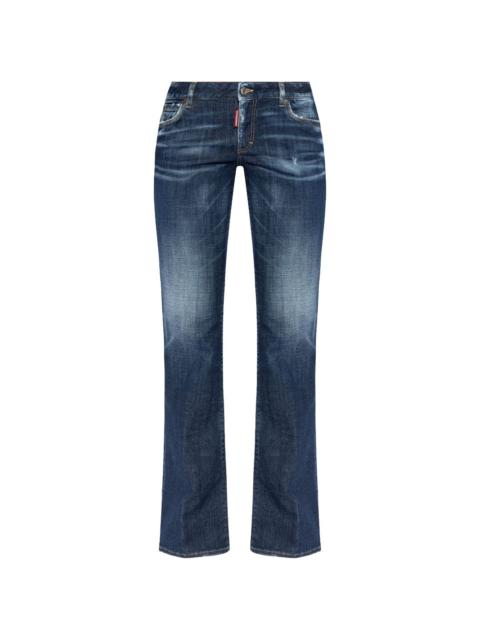 mid-waist flared jeans