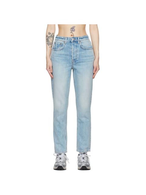 GRLFRND Hailey Split-Hem Bootcut 청바지