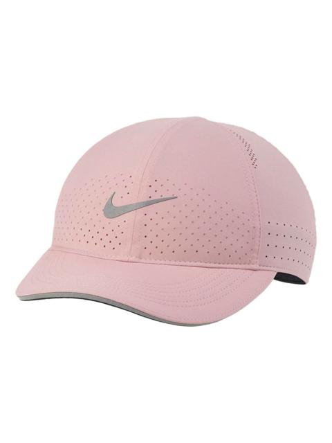 (WMNS) Nike Featherlight Reflective Running Hat 'Pink' DC4090-630