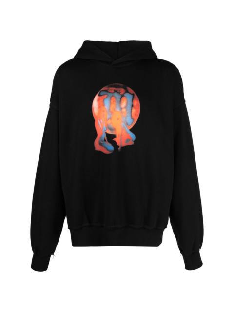 She Is My Weakness graphic-print hoodie
