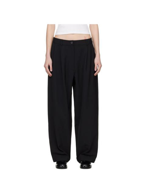 CORDERA Black Tailored Masculine Trousers