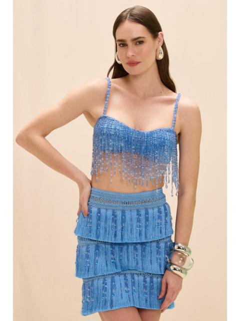 PatBO CLARA FRINGE TOP