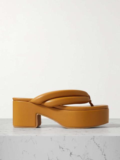 Dries Van Noten Leather platform sandals