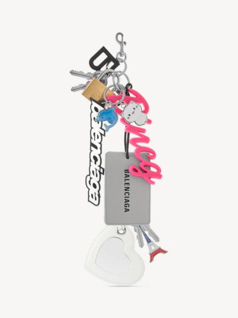 BALENCIAGA Women's Turner Keychain in Multicolored