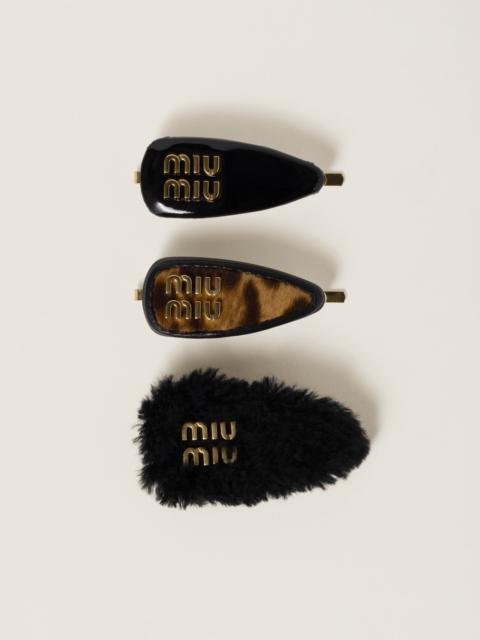 Miu Miu Hair clip set