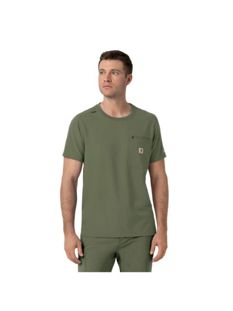 Carhartt Force Cross-Flex Crew Neck Scrub Top