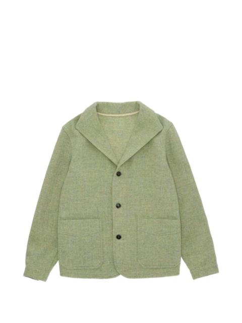 FORTELA Scotland herringbone patch-pocket jacket