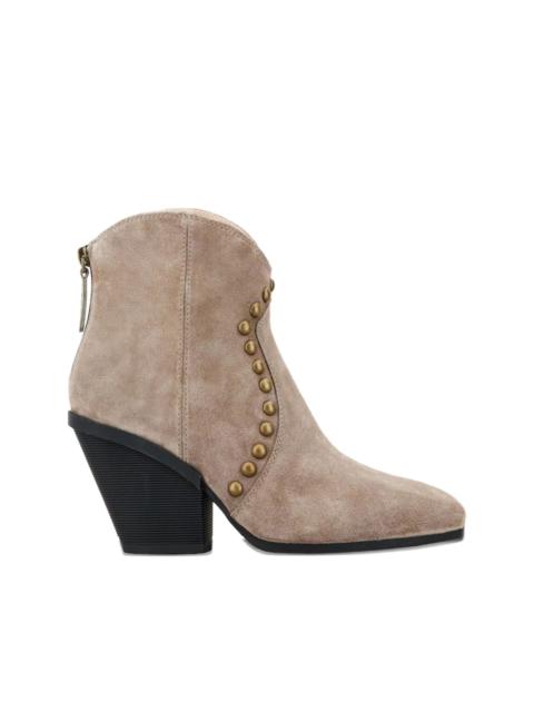 HOGAN suede ankle boots