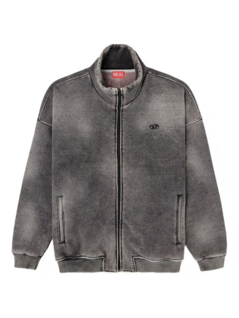 Diesel full-zip embroidered jacket