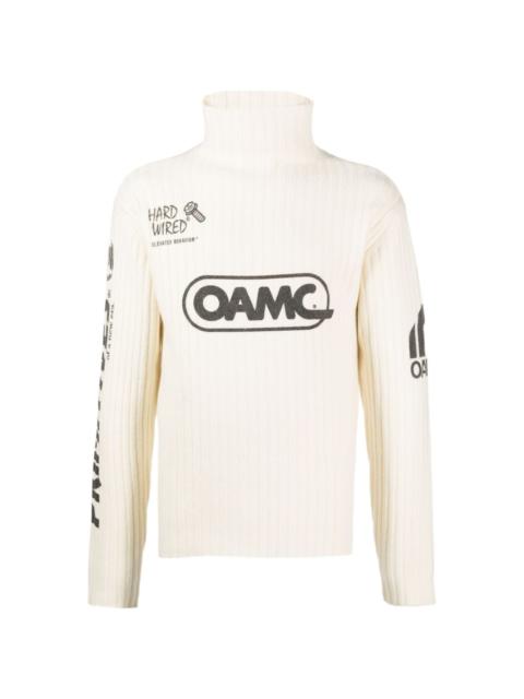 OAMC ribbed-knit wool jumper
