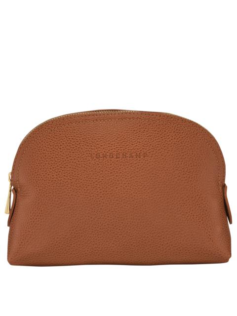 Le Foulonné Pouch Caramel - Leather