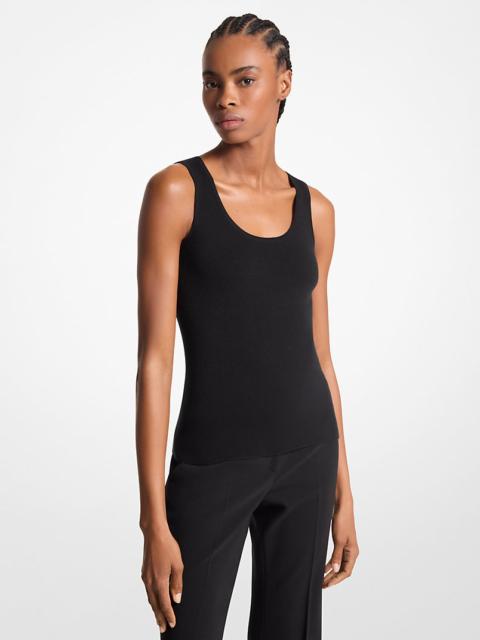 MICHAEL KORS COLLECTION Bette Cashmere Scoopneck Tank