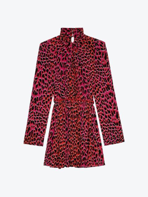 Zadig & Voltaire Ryde Leopard Silk Dress