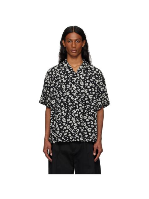 TAKAHIROMIYASHITA TheSoloist. Black & Gray Leopard Shirt