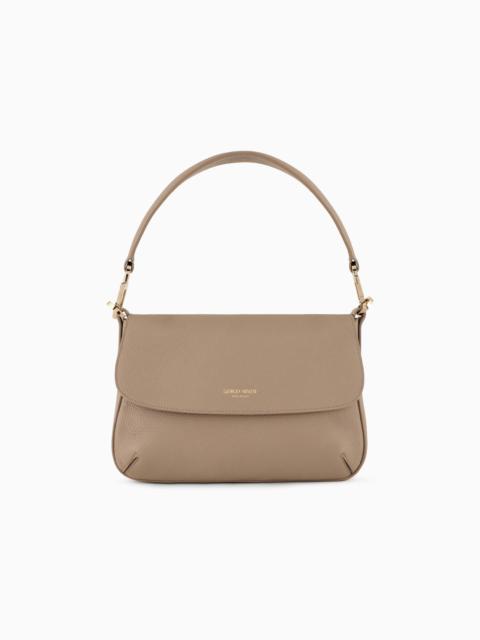 GIORGIO ARMANI Small la Prima Soft bag in pebbled leather