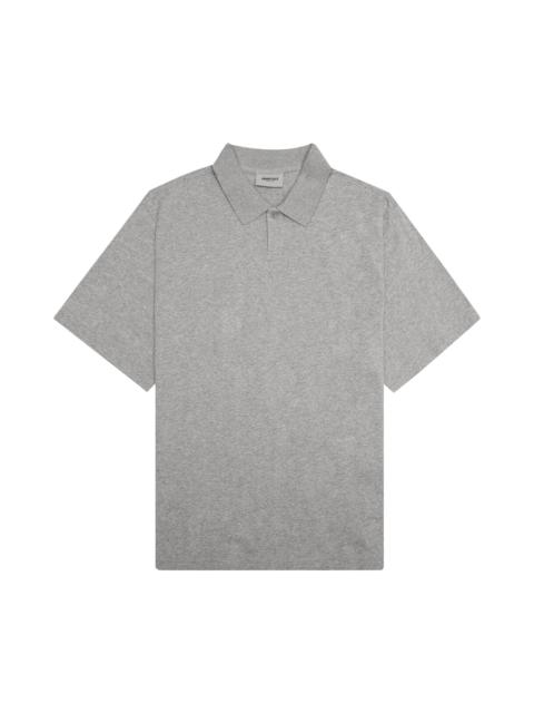 Fear of God Essentials Short-Sleeve Polo Shirt 'Oatmeal'