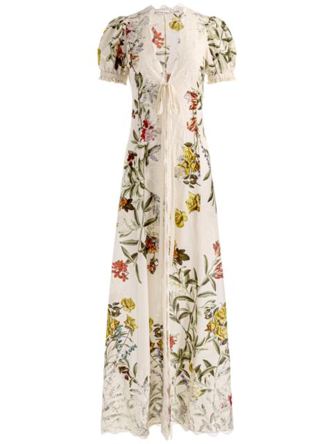 Alice + Olivia INGRID PUFF SLEEVE ROBE