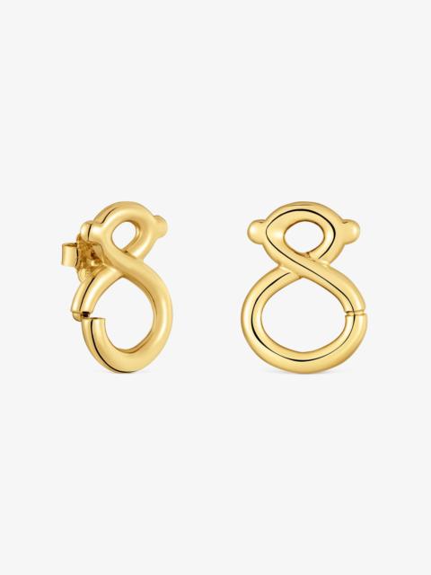 TOUS Earrings with 18kt gold vermeil TOUS Infinity