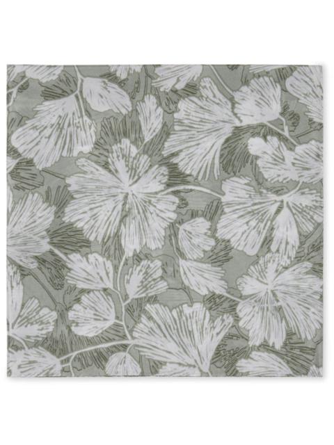 Brunello Cucinelli floral-print silk scarf