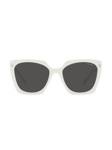Prada Women's 47MM Square Sunglasses - Bone